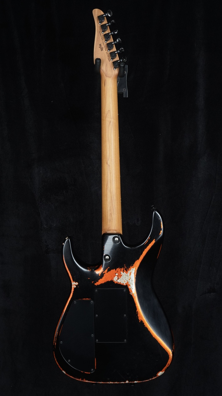 Tom Anderson Angel Player in In-Distress Black over Big Sparkle Orange