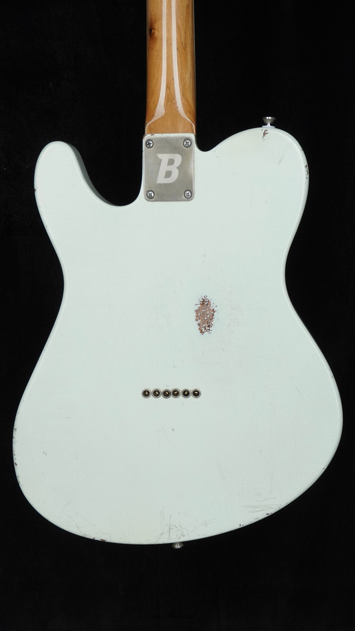 BilT Guitars ESG in Aged Olympic White with Chambered Body