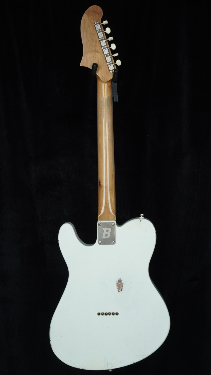 BilT Guitars ESG in Aged Olympic White with Chambered Body