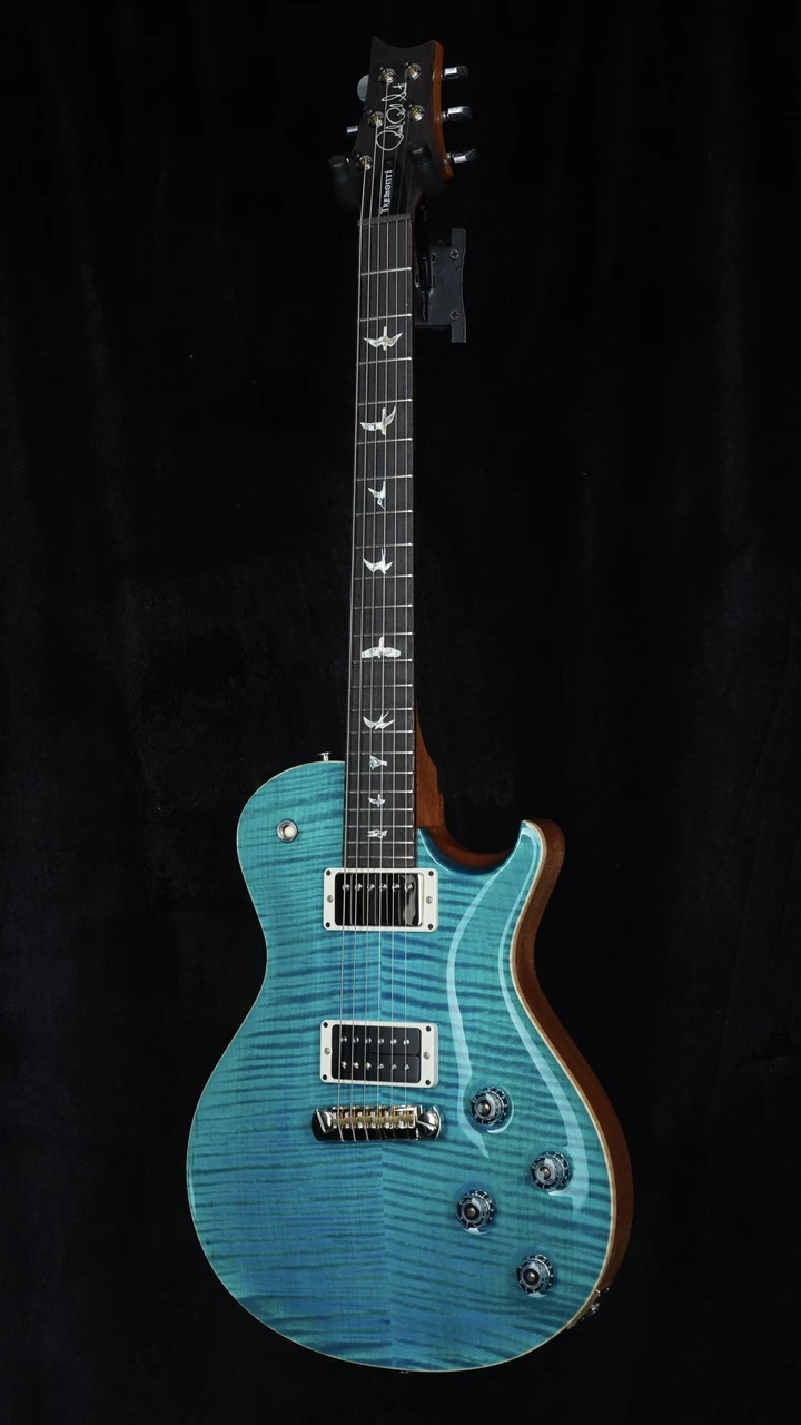 PRS Mark Tremonti Signature Model in Carroll Blue with Adjustable Stoptail Bridge