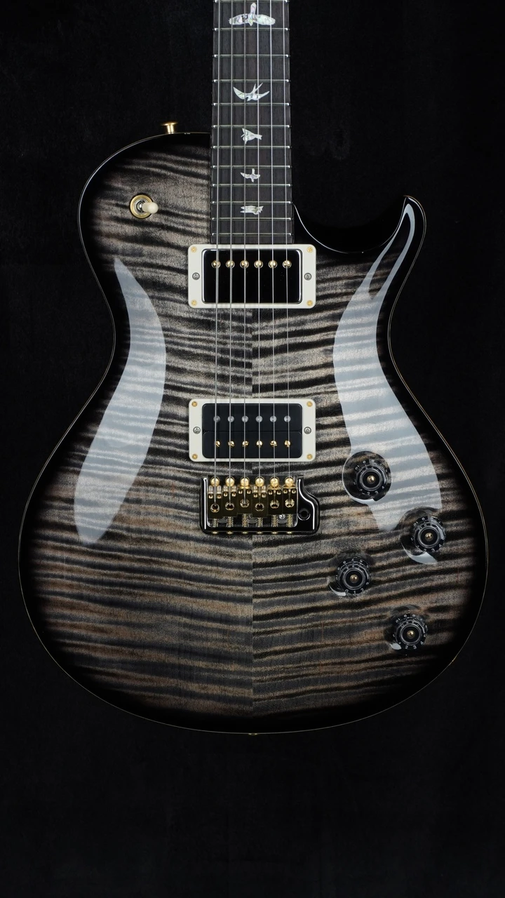 PRS Mark Tremonti Signature Model with 10-Top in Charcoal Contour Burst with Tremolo Bridge