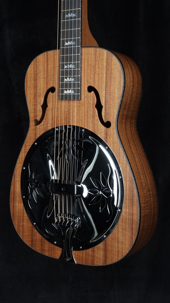 Beard Legacy E-Model Koa Squareneck Resonator in Satin Natural