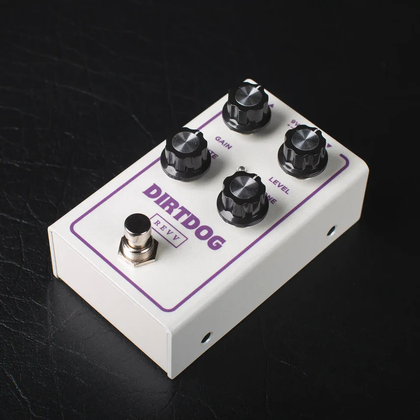 Revv Amplification Joey Landreth Signature "Dirt Dog"  Drive Pedal in Pearl White