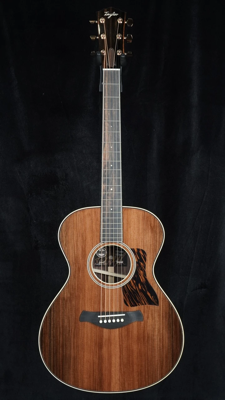 Taylor Custom Catch C12e Deep Body Grand Concert in Stripy Sinker Redwood/Indian Rosewood - Front Whole