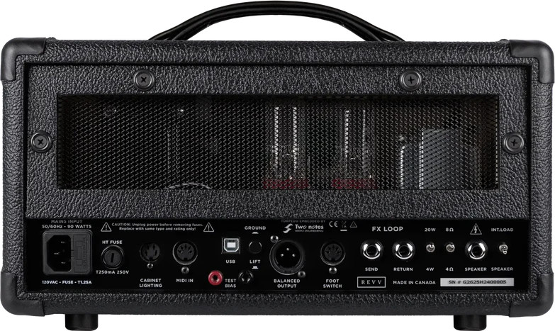 Revv Amplification G25 Compact Tube Head in Black