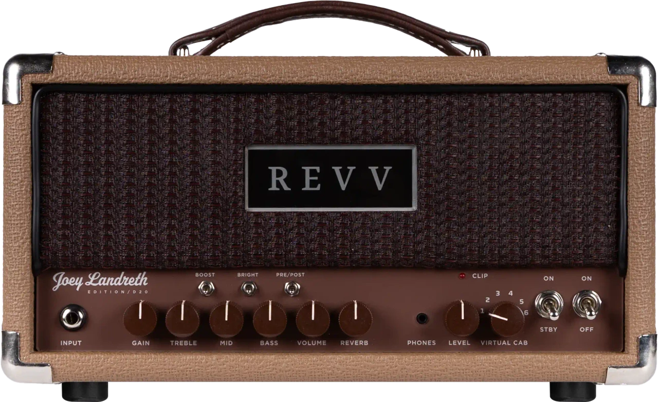 Revv Amplification Joey Landreth Signature D20 JL Head in Brown