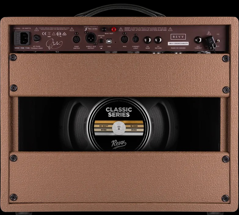 Revv Amplification D25 Joey Landreth Signature 1x12 Combo (Brownface)