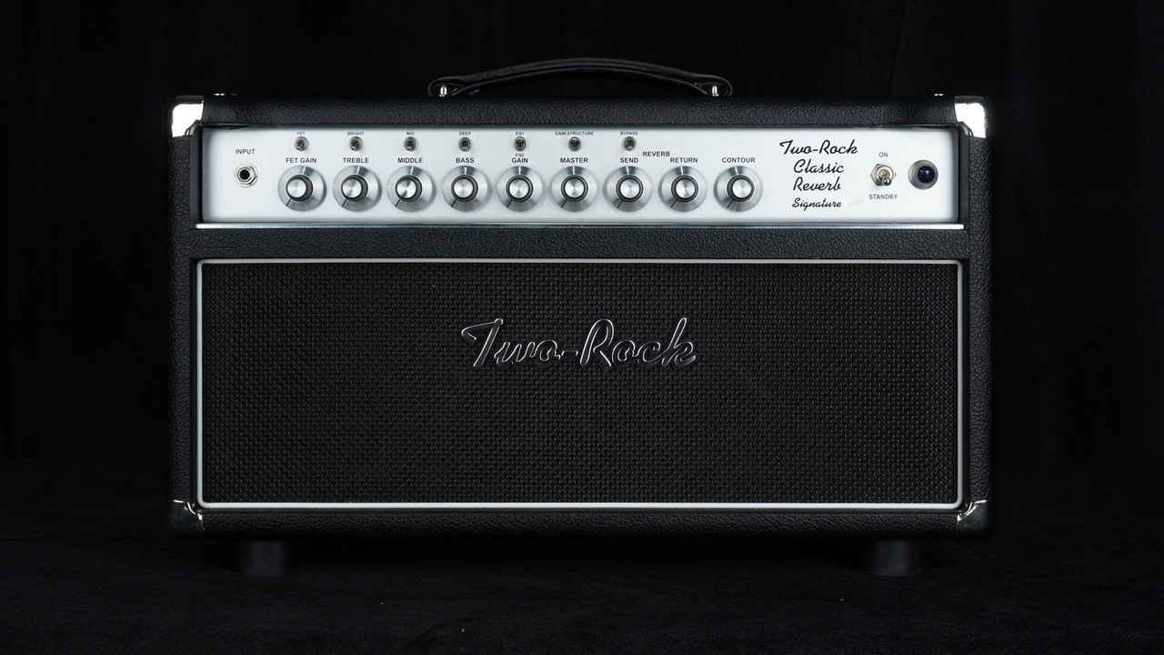 Preowned Two-Rock Classic Reverb Signature 100W Head – Black Tolex / Silver Chassis