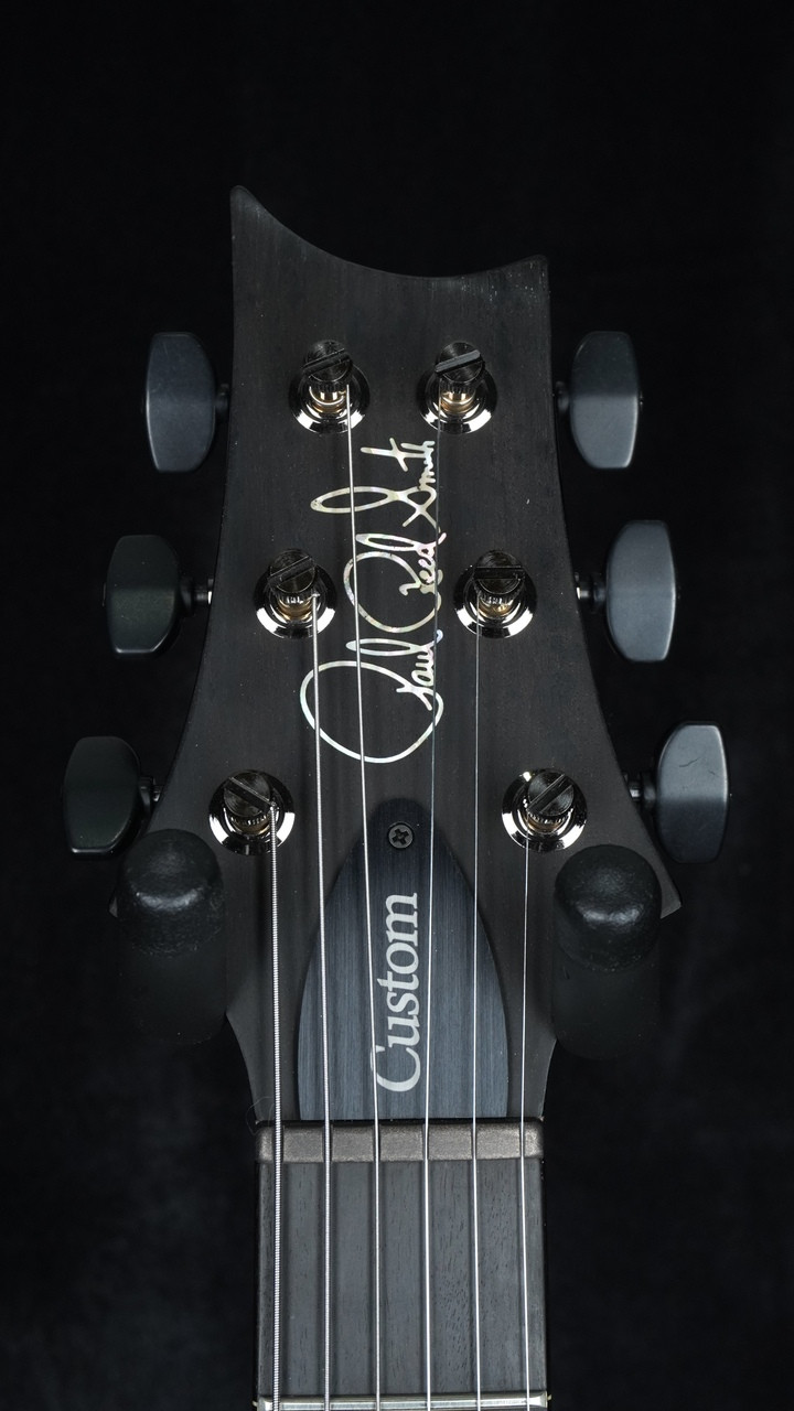 PRS Signature Dealer Exclusive Custom 24 Artist Grade Quilt - Faded Aqua Burst Headstock Front