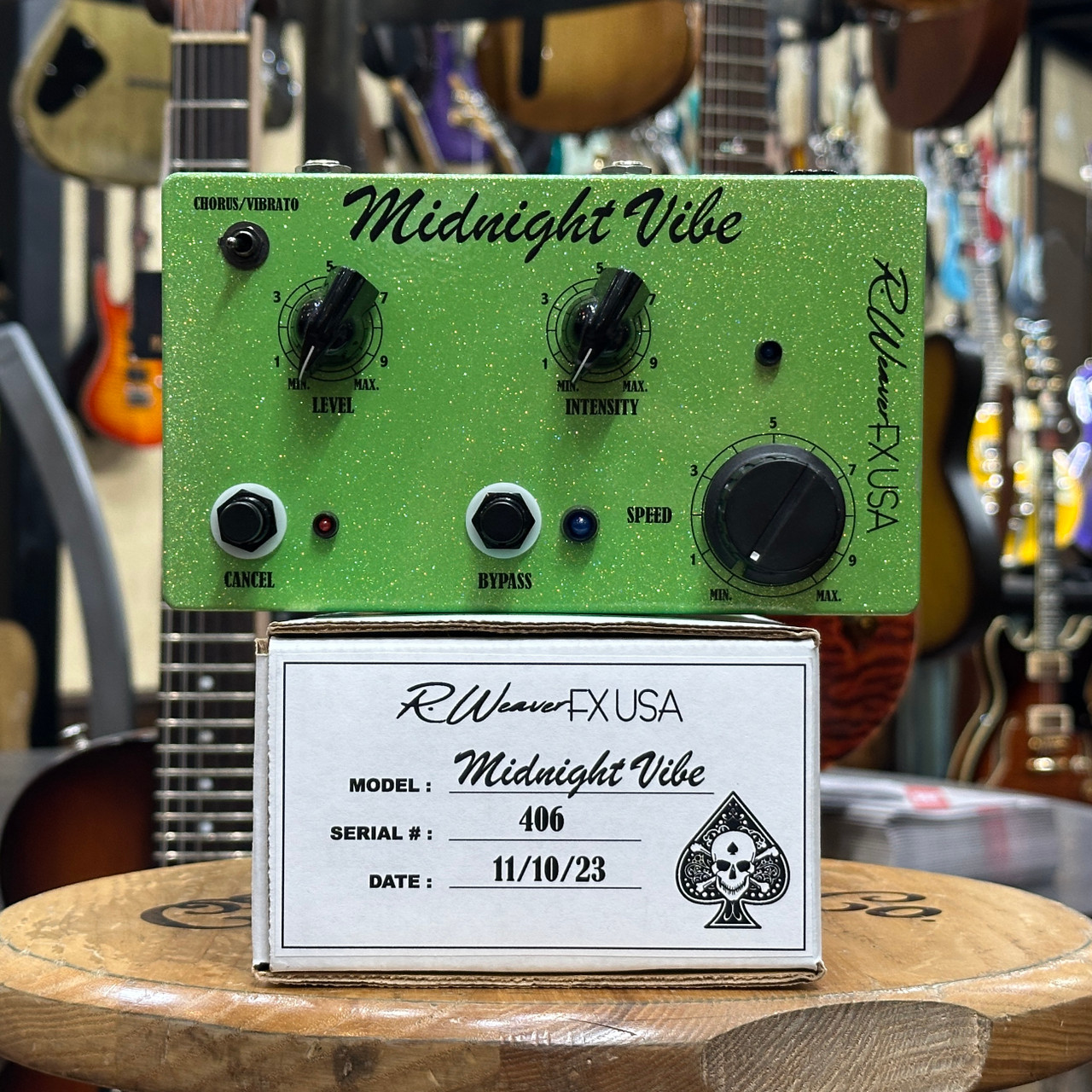 Pre-Owned R Weaver FX Midnight Vibe V2 – Green Sparkle