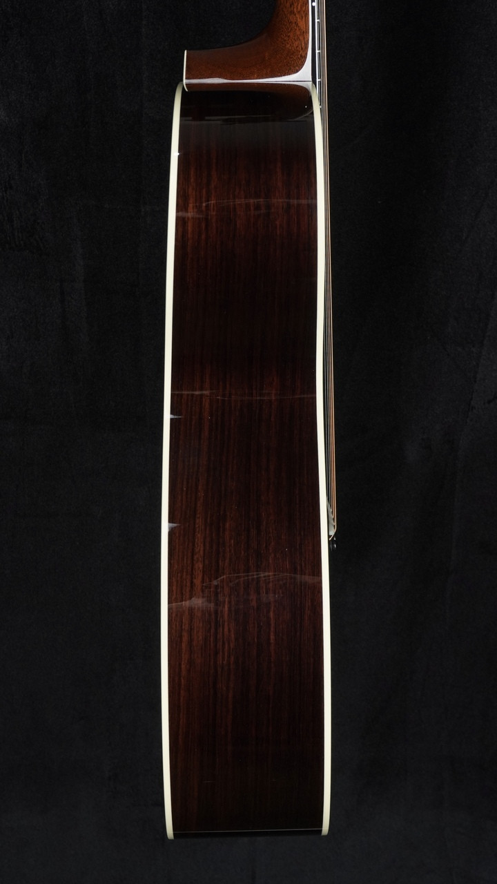 Collings OM2H with Cutaway, Sunburst Top, and Vine Peghead Inlay