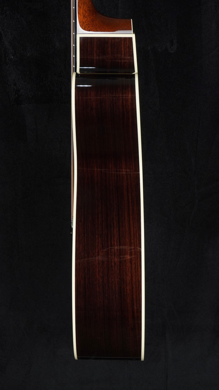 Collings OM2H with Cutaway, Sunburst Top, and Vine Peghead Inlay