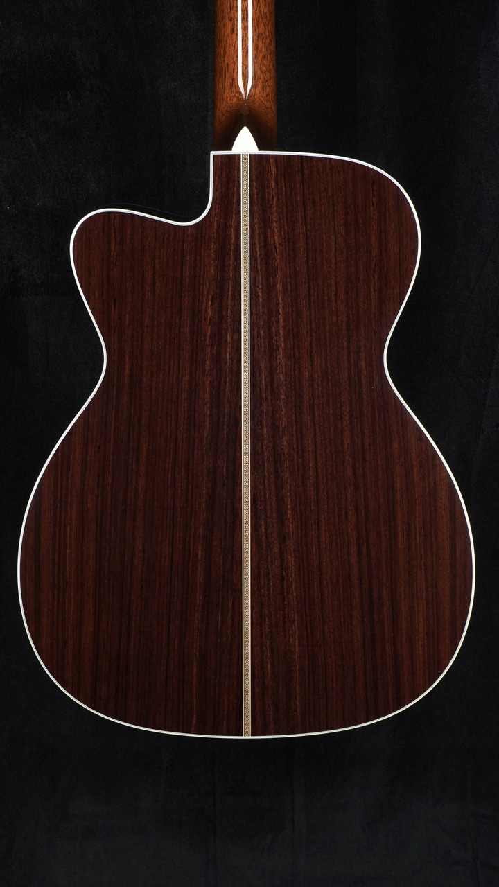 Collings OM2H with Cutaway, Sunburst Top, and Vine Peghead Inlay