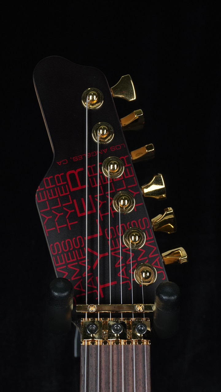 James Tyler Studio Elite HD - Sanctuary Shmear Custom with Floyd Rose Tremolo Headstock Front