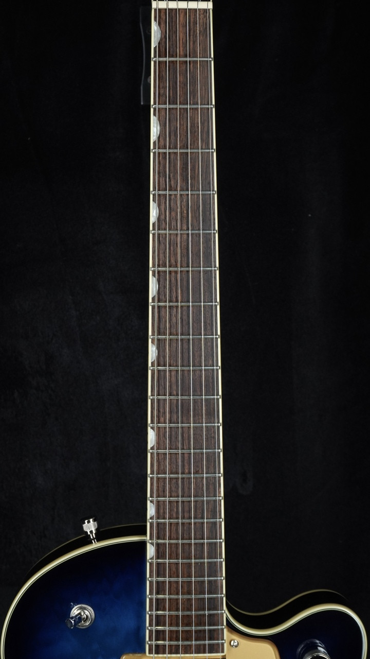 Preowned Gretsch G5655T-QM Electromatic Center Block Jr. in Hudson Sky Fingerboard