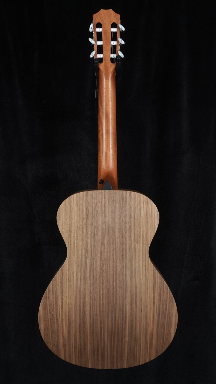 Preowned Taylor Academy 12e-N Walnut Grand Concert Size Acoustic-Electric Nylon String Back Whole