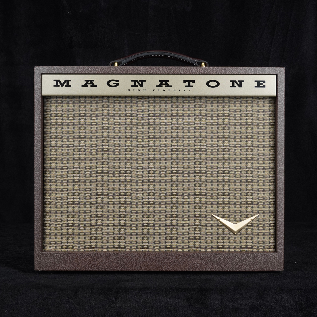 Preowned Magnatone Starlite Reverb 10 8w 1x10 Combo - Traditional Brown Front
