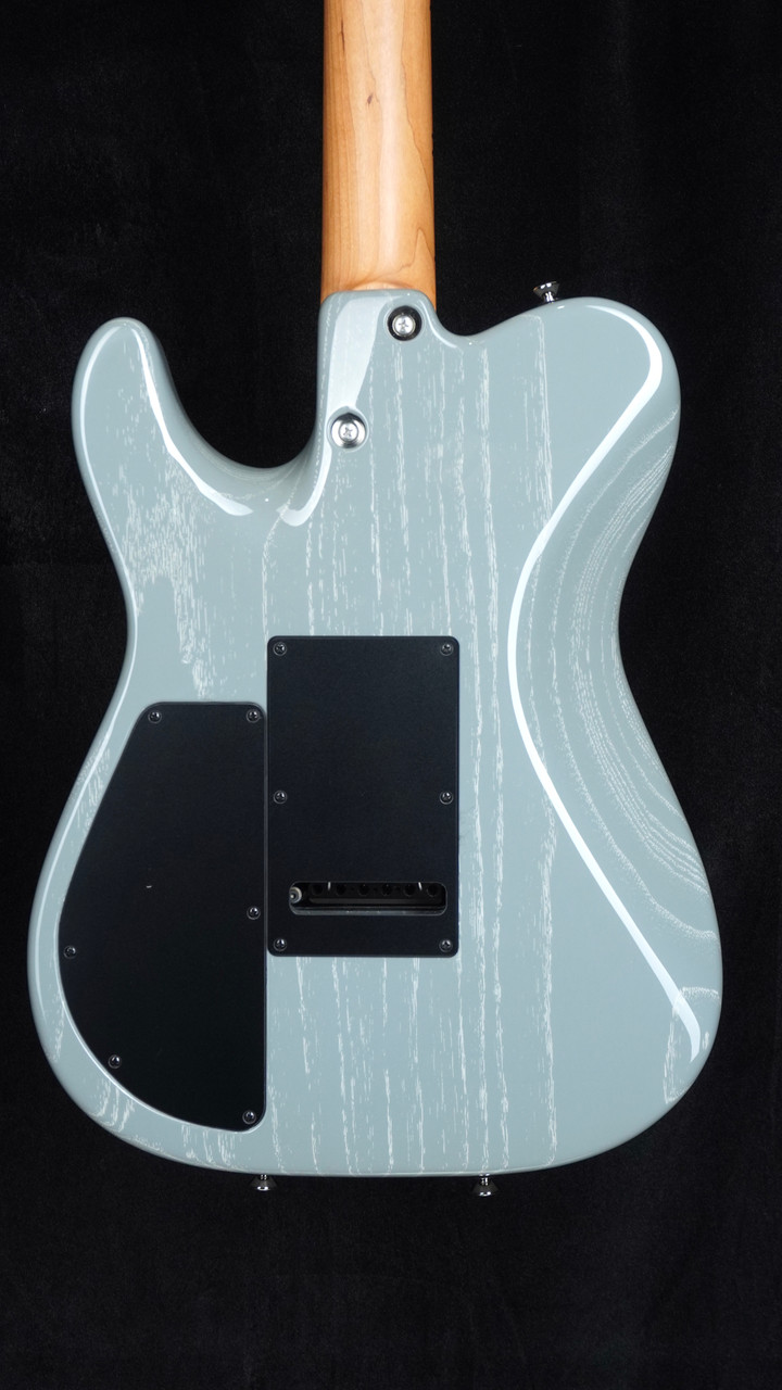 Tom Anderson Pro Am T Contoured in Super Sonic Gray with White Dog Hair Back Close
