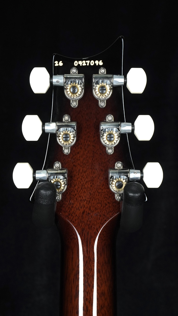 PRS DGT Semi-Hollow "Sprayer's Choice" Custom Shop - Black Gold Burst Headstock Back