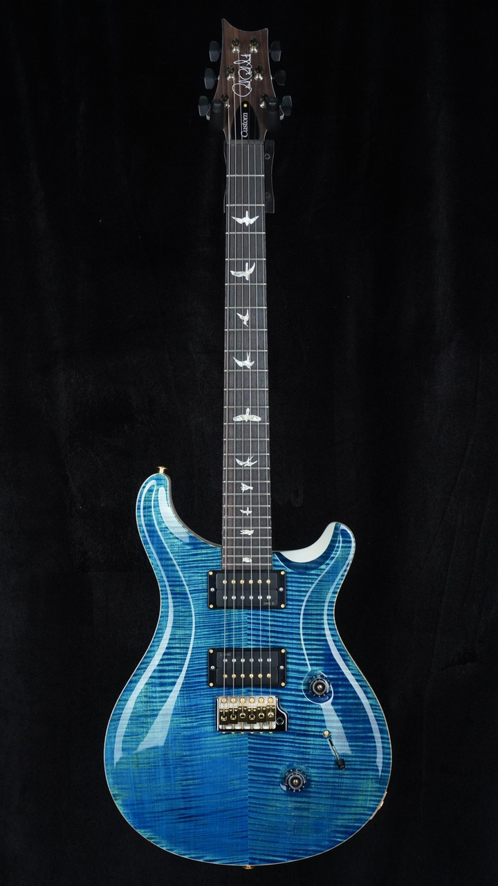 PRS Custom 24 "Sprayer's Choice" 10-Top - River Blue Pearl Front Whole