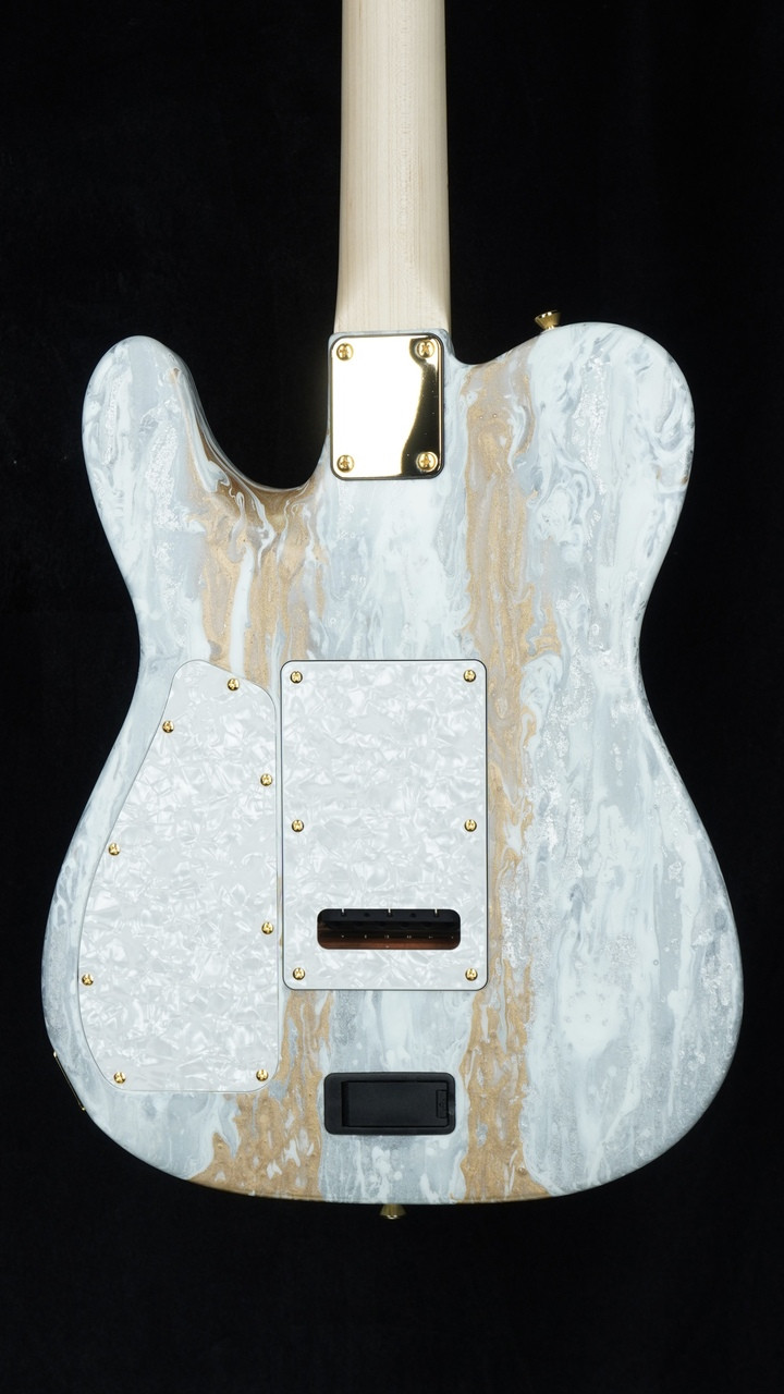 James Tyler Custom Tylerbastar Dann Huff HD-X Spec - White Shmear Back Close