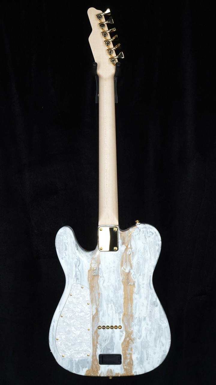 James Tyler Custom Tylerbastar Dann Huff HD-X Spec Hardtail - White Shmear Back Whole