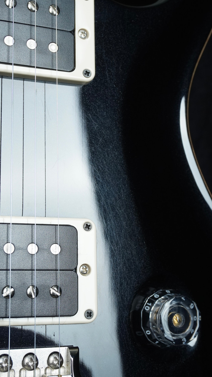 Preowned 2019 PRS Custom 22 - Black Metallic Top - Detail 3