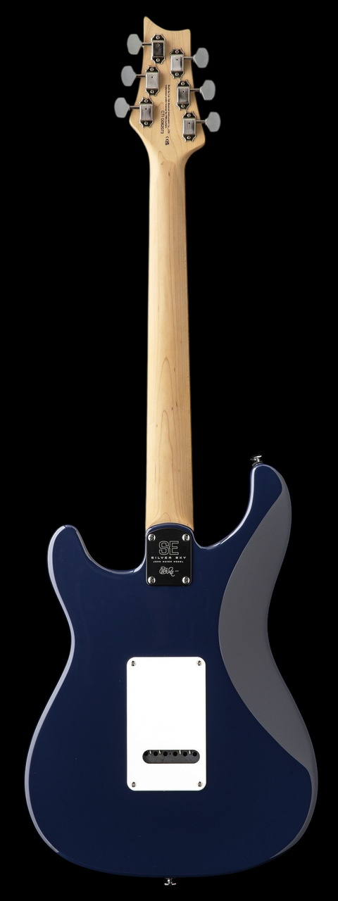 PRS SE Silver Sky with Rosewood Fretboard in Trad Blue - Back Whole