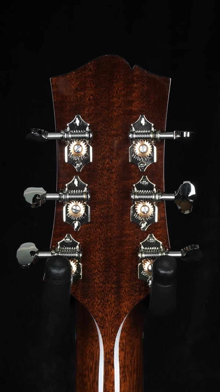 Collings C10 Deluxe Acoustic Guitar - Sunburst Top #36876 Headstock Back
