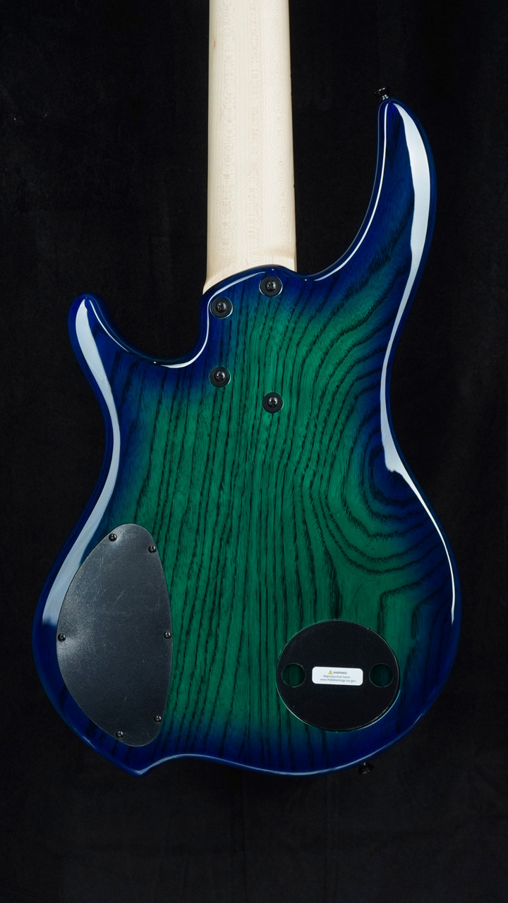 Dingwall Combustion Nashville Edition 5-String Bass - Whalepool Blue - Maple Fretboard - Back Close