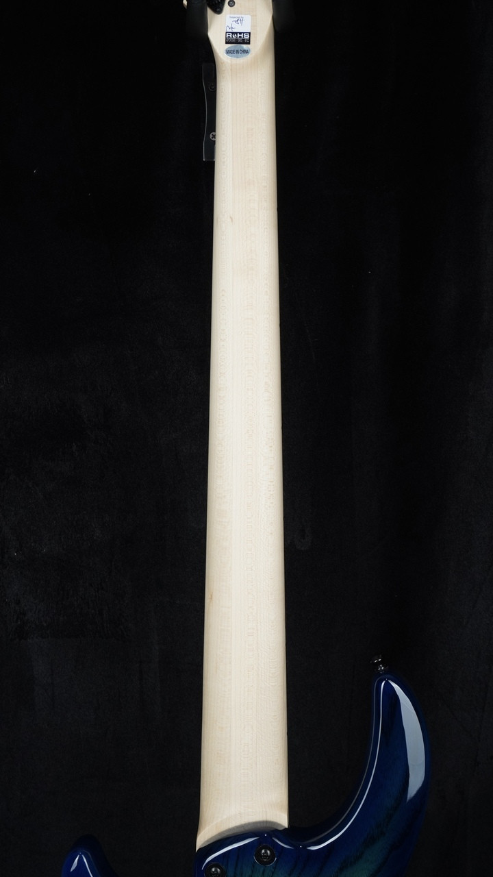 Dingwall Combustion Nashville Edition 5-String Bass - Whalepool Blue - Maple Fretboard - Neck Back