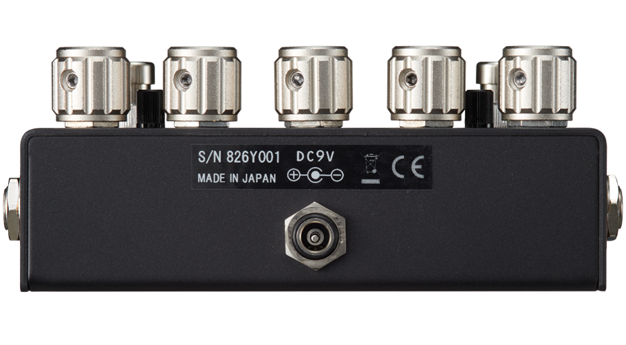 Free the Tone Black Vehicle BV-1V Bass Overdrive Pedal - Back