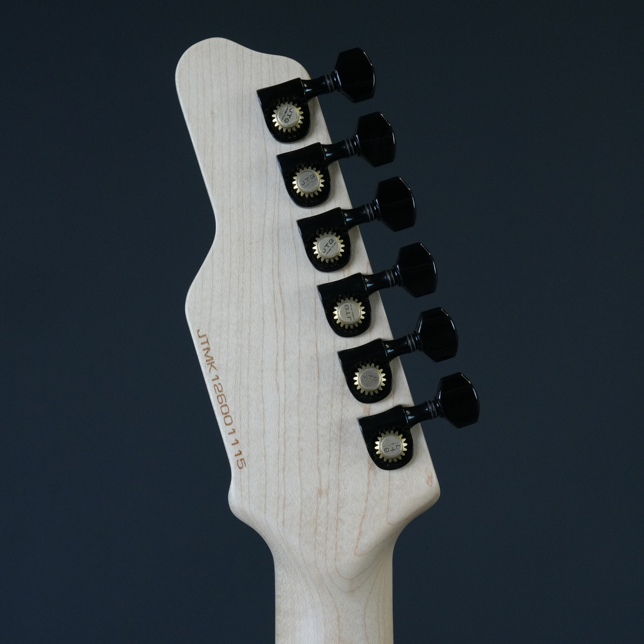 JTG Guitars MK1 FR Floyd Rose - Blue Milky Way - Headstock Back