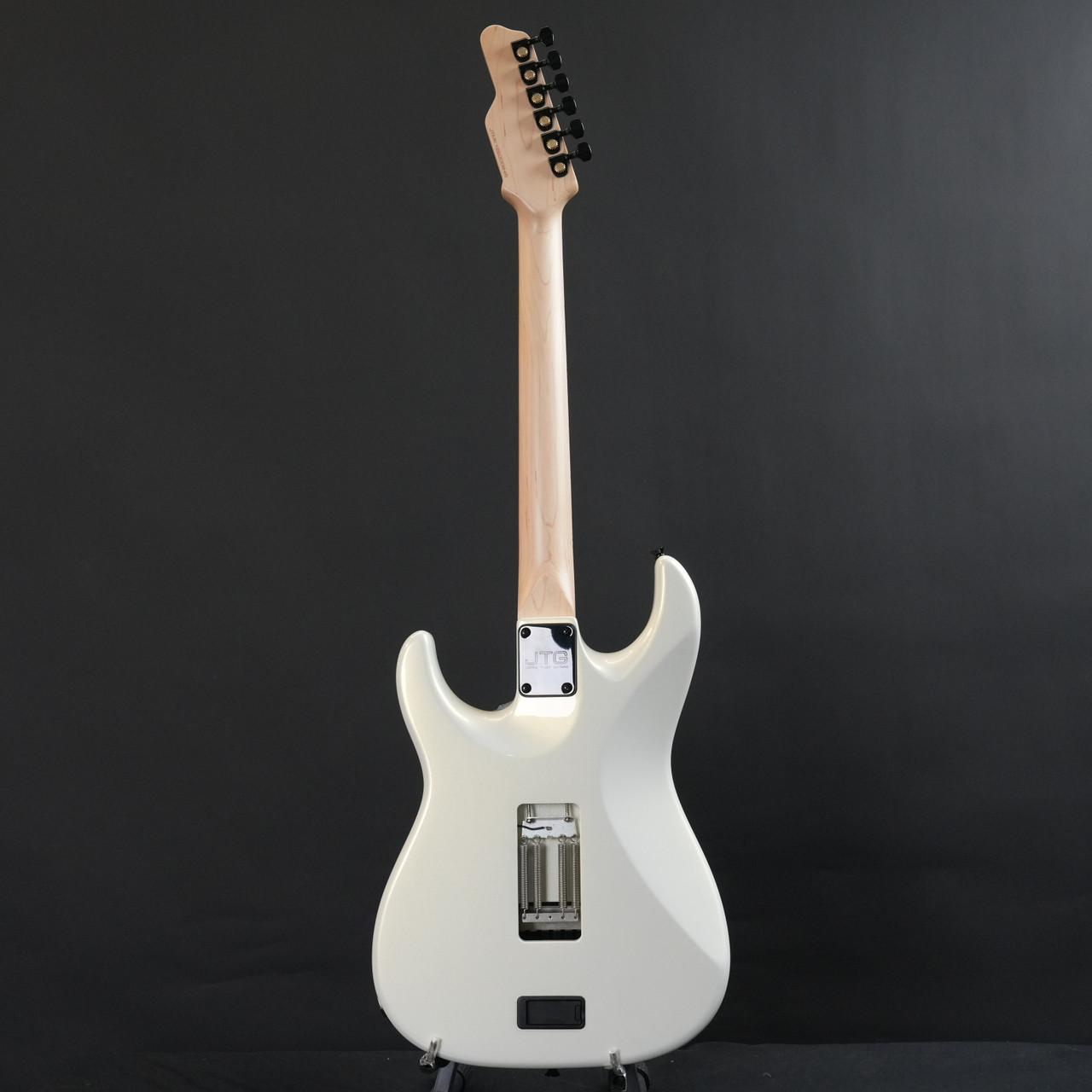 JTG Guitars MK1 FR Floyd Rose - White Pearl Metallic - Back Whole