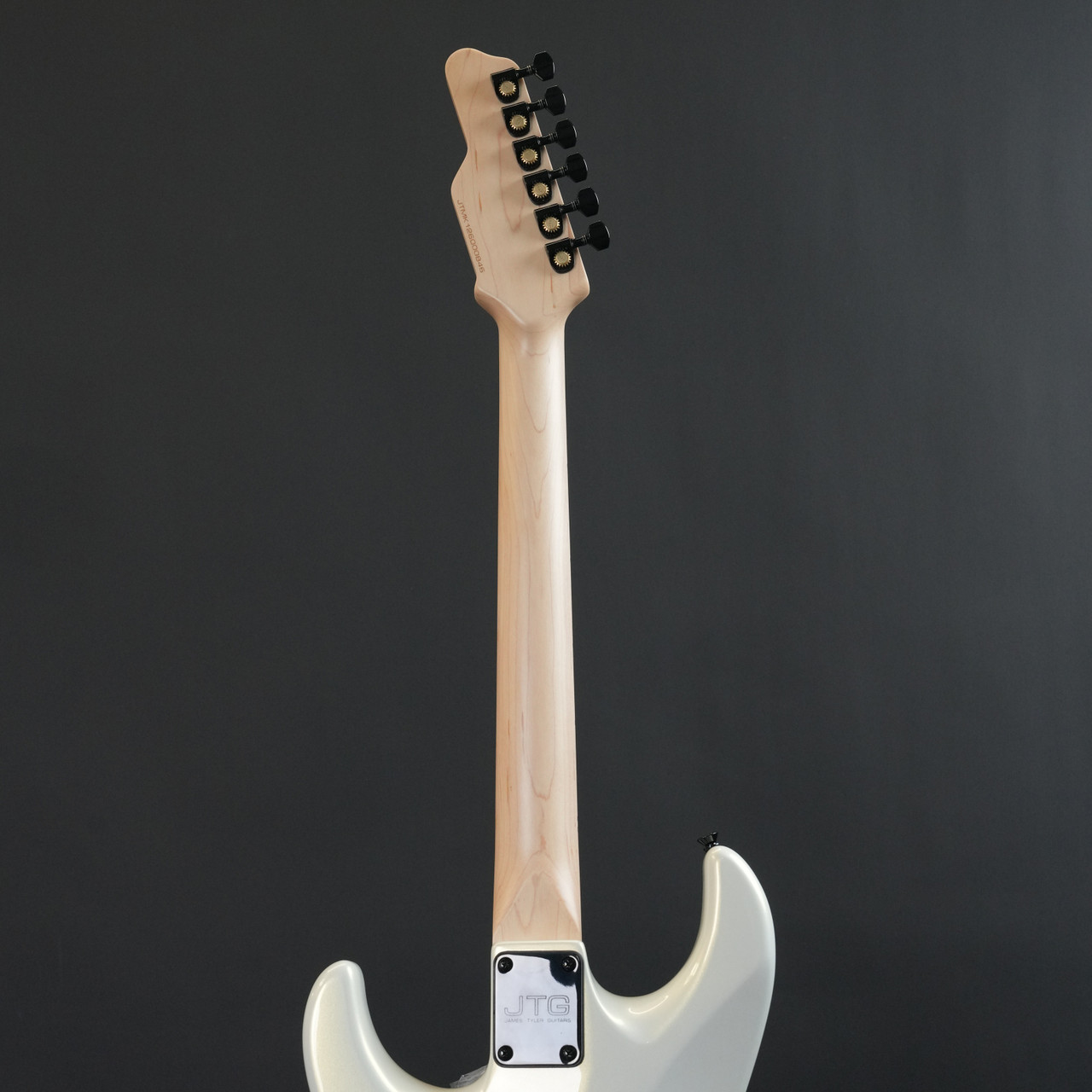JTG Guitars MK1 FR Floyd Rose - White Pearl Metallic - Neck Back