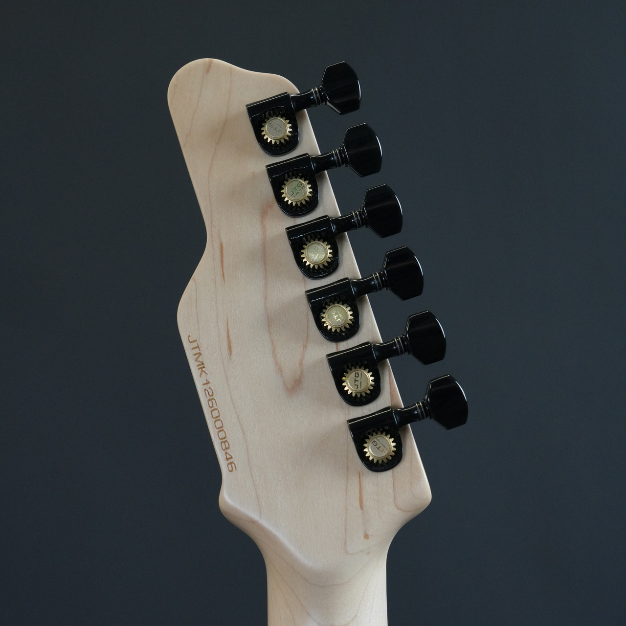 JTG Guitars MK1 FR Floyd Rose - White Pearl Metallic - Headstock Back