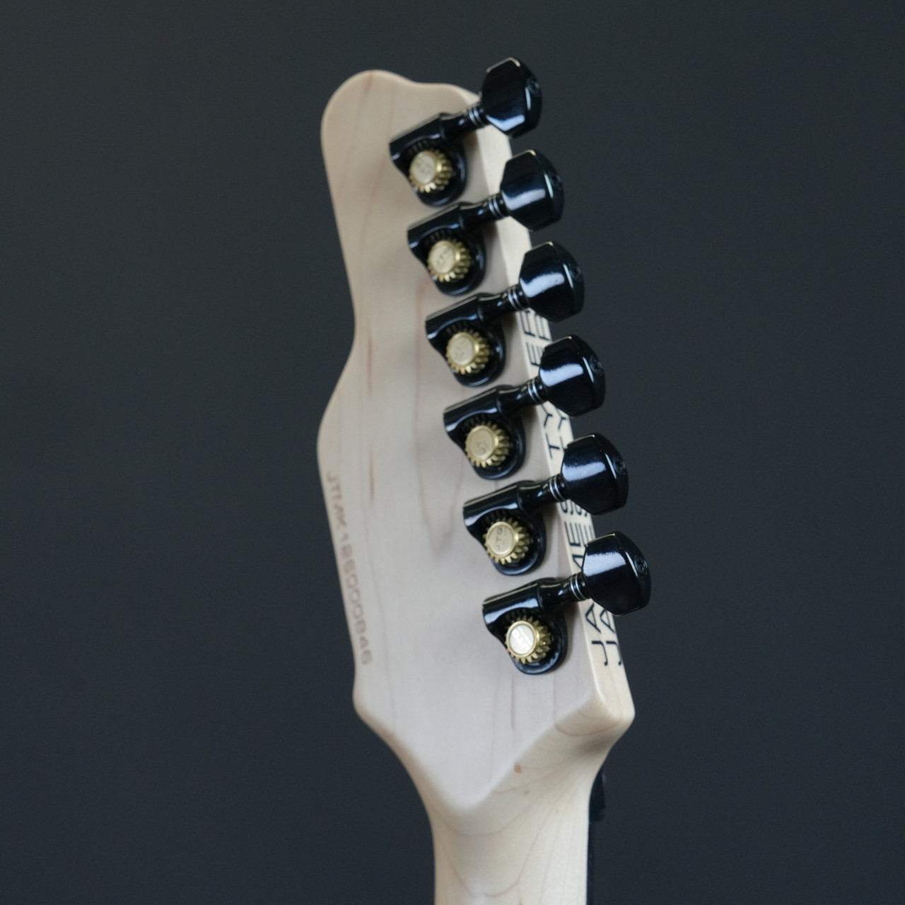 JTG Guitars MK1 FR Floyd Rose - White Pearl Metallic - Headstock Angle