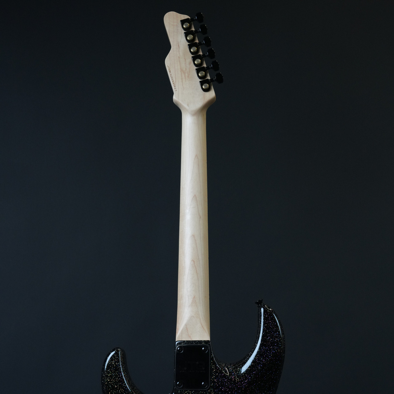 JTG MK1 FR Floyd Rose - Black Metallic - Back of the Neck