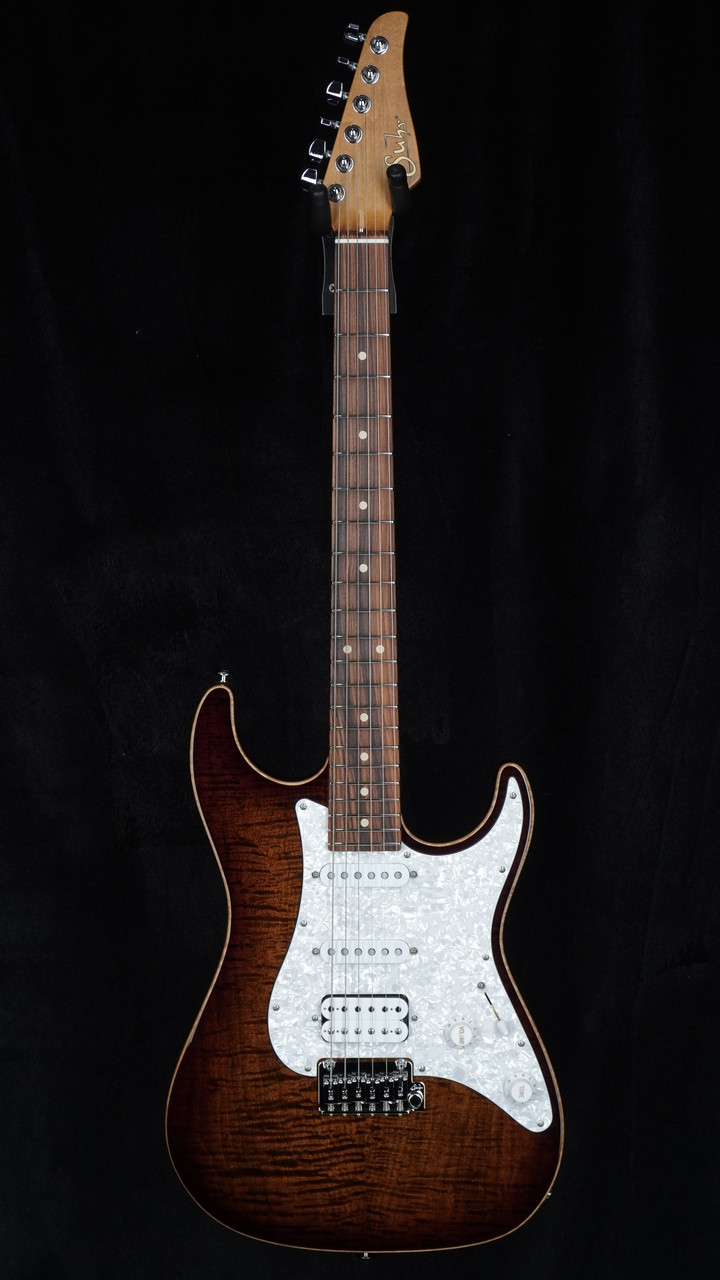 Suhr Standard Plus HSS - Bengal Burst with Pau Ferro Fingerboard Front Whole