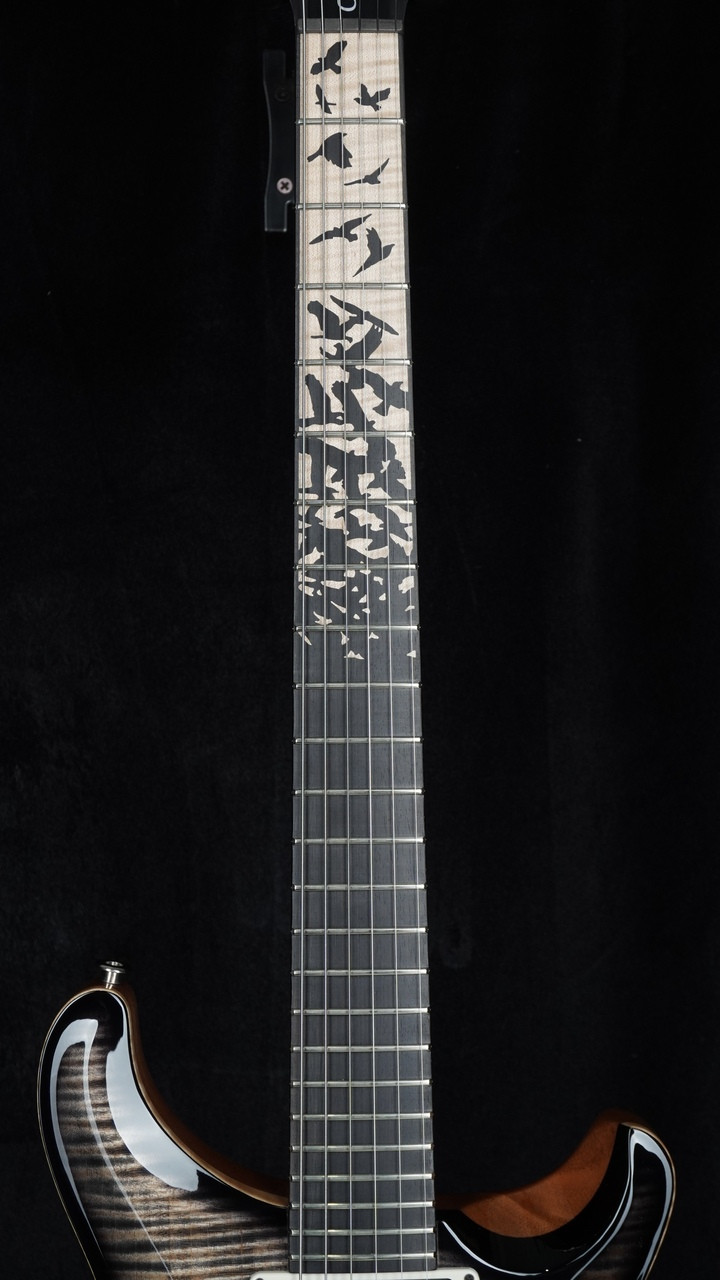 PRS Custom 24 "Birds of a Feather" Limited Edition - Charcoal Microburst Fingerboard