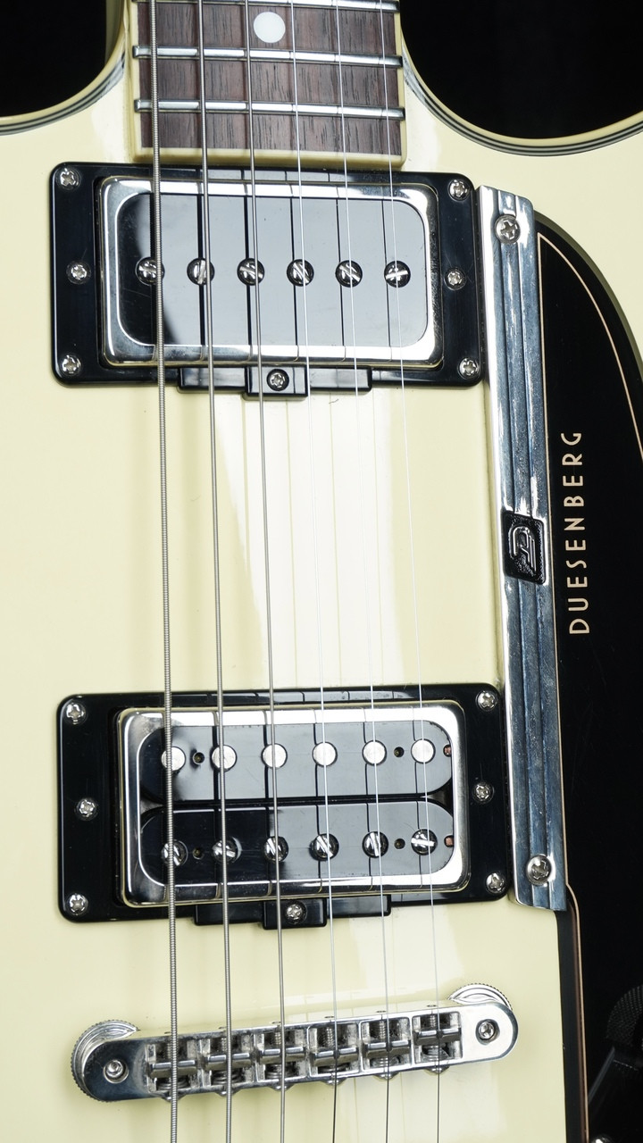 Preowned Duesenberg StarPlayer TV Fullerton in Vintage White Pickup Tarnishing