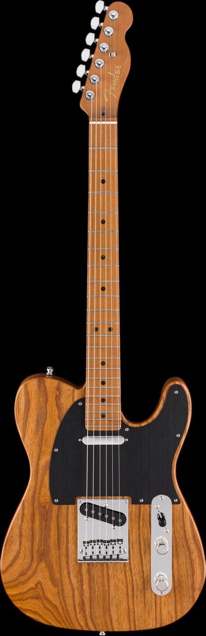 Fender Limited Edition American Ultra II Telecaster - Natural (Roasted Ash Body) - Front Whole