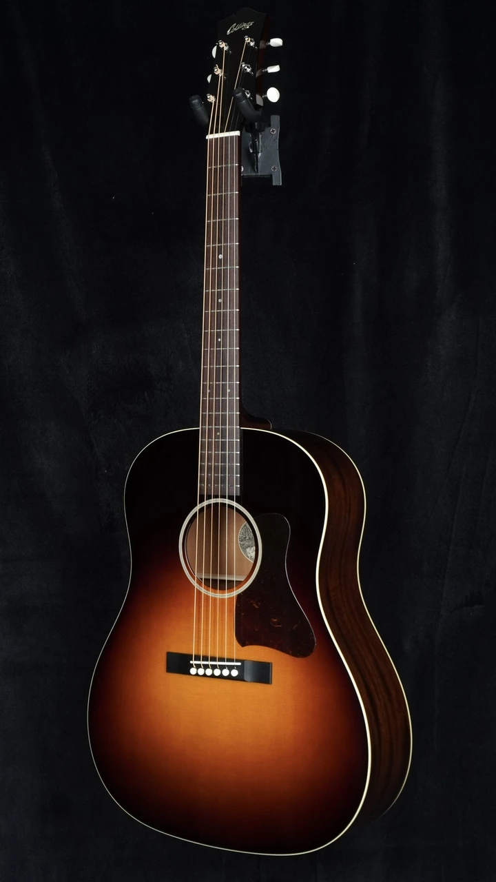 Collings CJ-45 T Traditional Acoustic Guitar - Sunburst (Drop-In Saddle) Quarter Whole