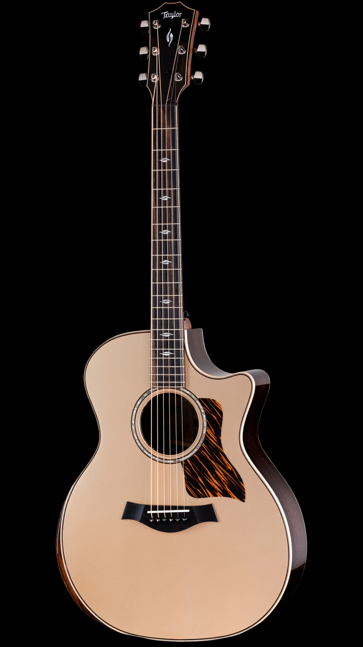 Taylor Next-Gen 814ce LTD - Casablanca Beige Metallic Top - Whole Angle