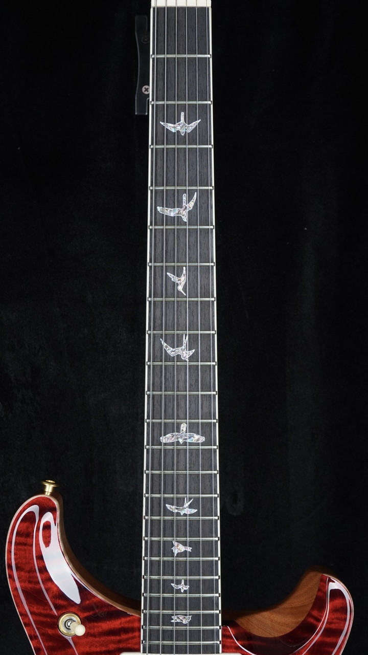 PRS Signature Dealer Exclusive McCarty 594 Tremolo in Red Tiger - Fretboard