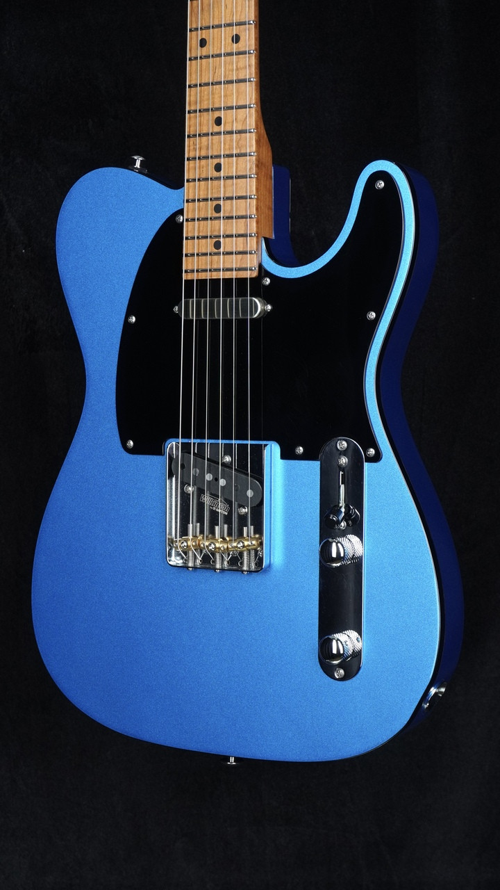 Preowned Suhr Custom Classic T - Lake Placid Blue - Close Angle