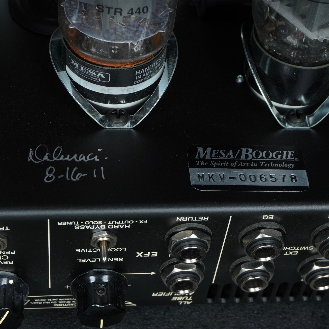 Preowned Mesa Boogie Mark V Head in Black Serial Number