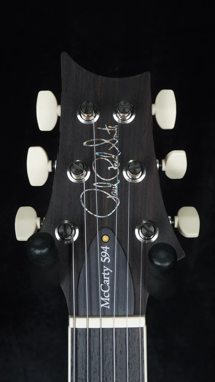 PRS Signature Dealer Exclusive McCarty 594 Tremolo in Tiger Eye - Headstock Front