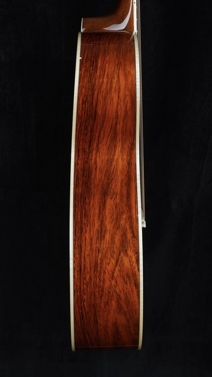 Martin Custom Shop OM - Premium Adirondack Spruce & Cocobolo - Style 41 Pearl - Left Side