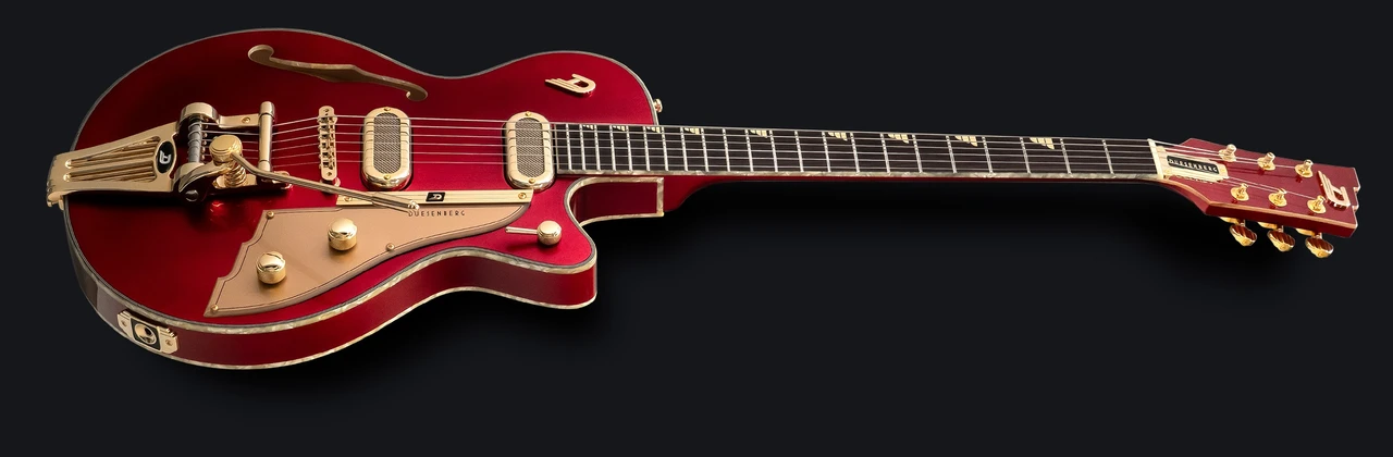 Duesenberg Starplayer TV Phonic - Balboa Pearl Red -Side View